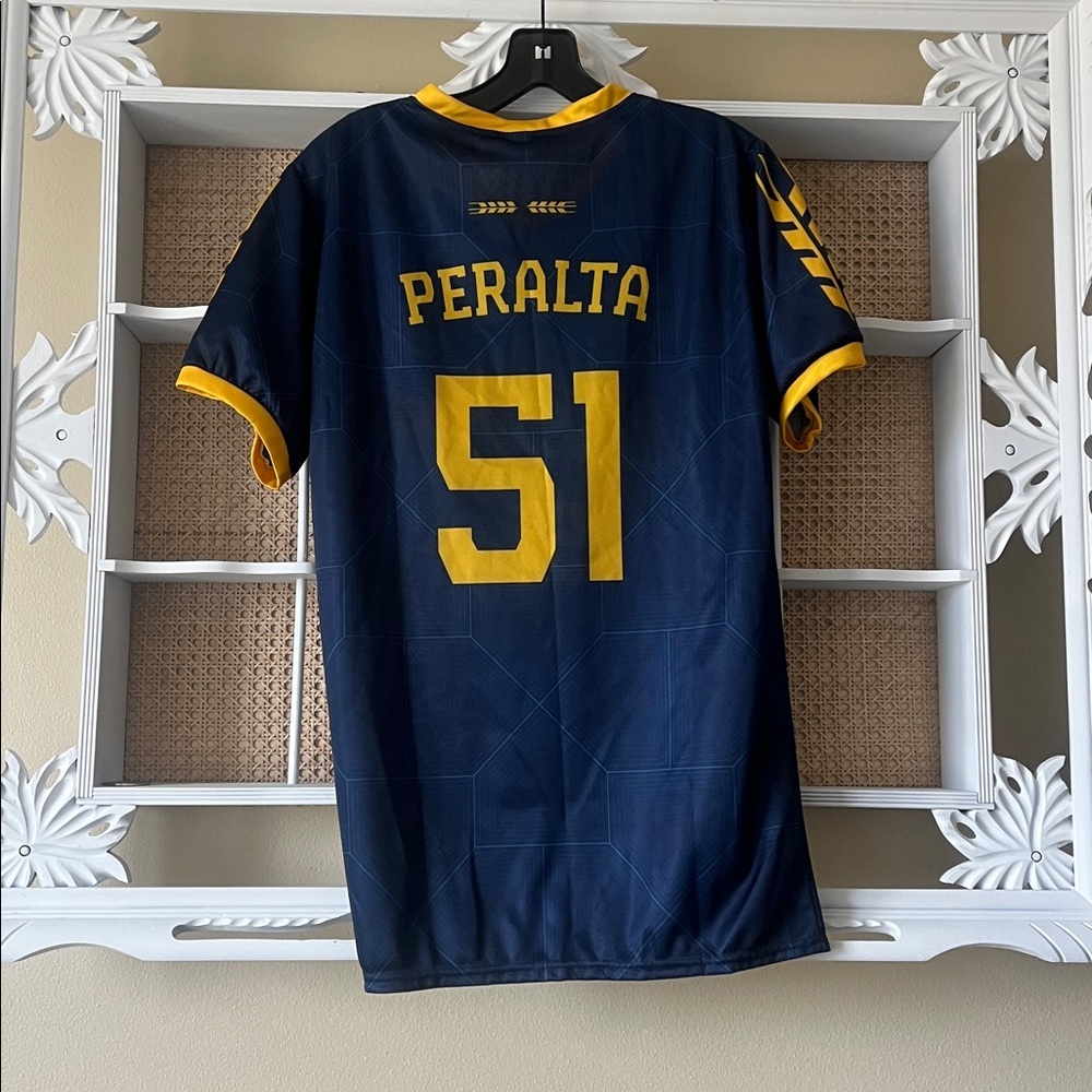 Milwaukee brewers peralta Navy Blue Short Sleeve Tee jersey shirt - Picture 3 of 6
